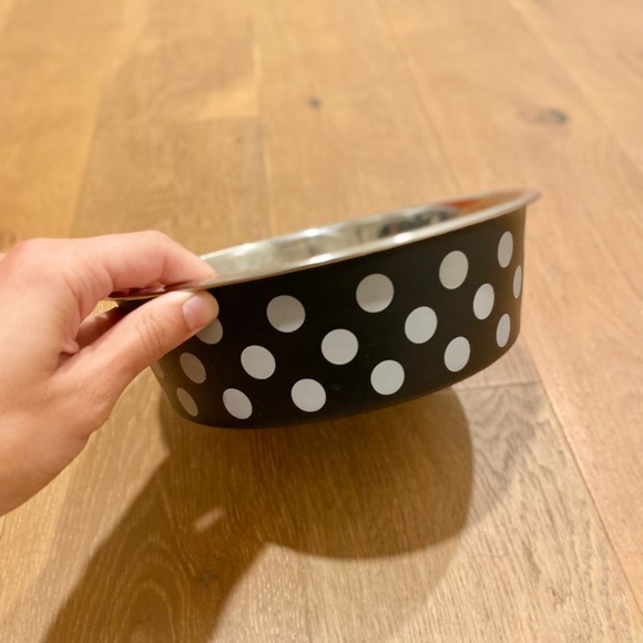 Polka Dot Doggie Bowl - Picture 2 of 2